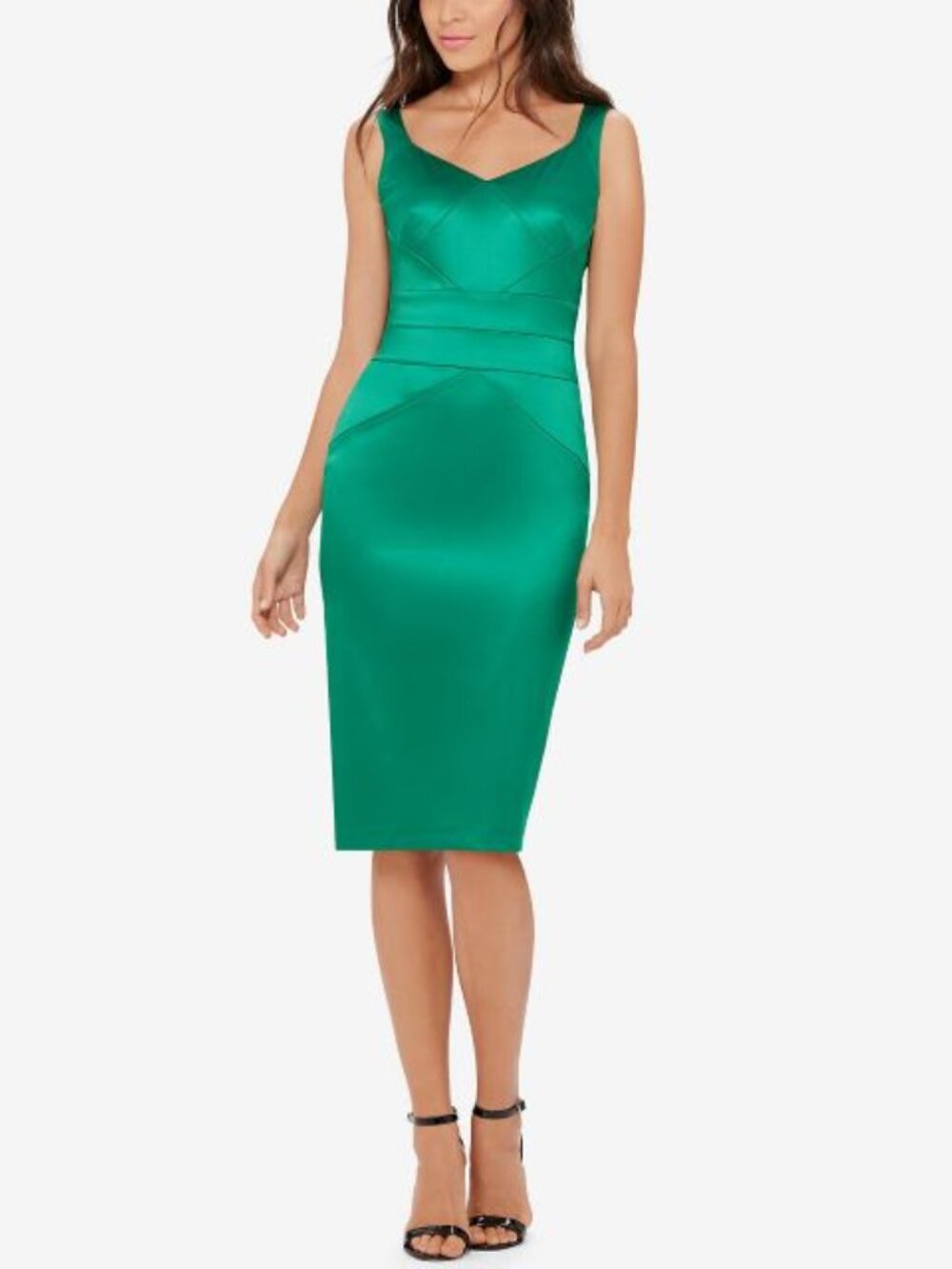 Eva Longoria for the Limited Silky Emerald Green Sheath Dress Size 0